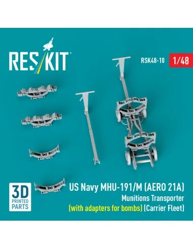 US NAVY MHU-191/M (AERO 21A) Munitions Transporter (with adapters f...