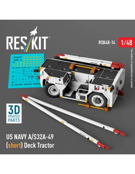 [NO_DESC] US NAVY A/S32A-49 (short) Deck Tractor (3D Printed model ...