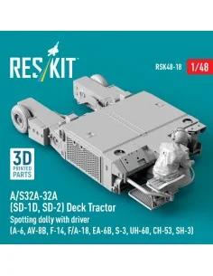 A/S32A-32A (SD-1D, SD-2) Deck Tractor Spotting dolly with driver (A... 2