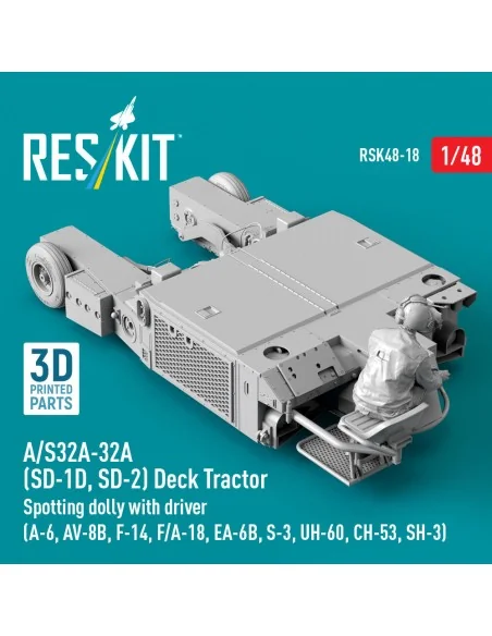 A/S32A-32A (SD-1D, SD-2) Deck Tractor Spotting dolly with driver (A...