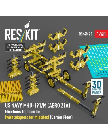 US NAVY MHU-191/M (AERO 21A) Munitions Transporter (with adapters f...