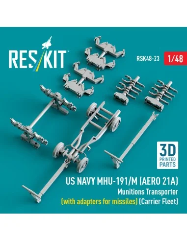 US NAVY MHU-191/M (AERO 21A) Munitions Transporter (with adapters f...