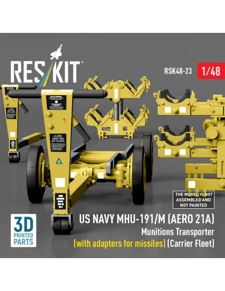US NAVY MHU-191/M (AERO 21A) Munitions Transporter (with adapters f...