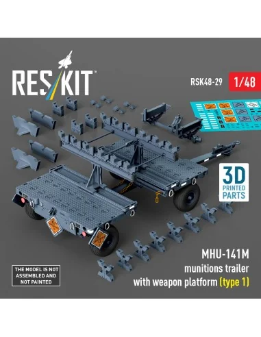 [NO_DESC] MHU-141M munitions trailer with weapon platform (type 1) ...