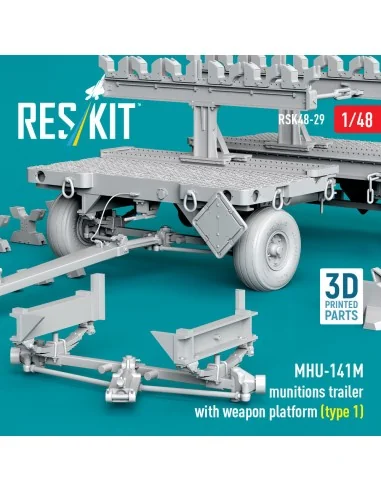 [NO_DESC] MHU-141M munitions trailer with weapon platform (type 1) ...
