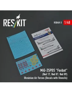 [NO_DESC] MiG-25PDS Foxbat (Red 17, Red 87, Red 89) Ukrainian Air F...