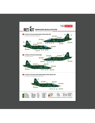 Su-25 Frogfoot Clover (BLUE 01, 04, 10, 22, 33) Ukrainian Air Force...