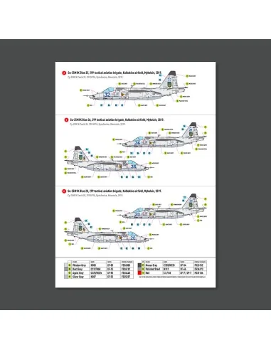 Su-25 Frogfoot LIGHT Digital (Pixel) (BLUE 19, 20, 32, 36) Ukrainia...