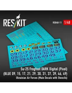 Su-25 Frogfoot DARK Digital (Pixel) (BLUE 09, 15, 17, 21, 29, 30, 3...