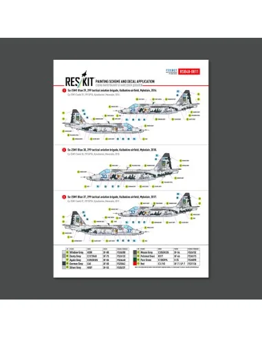 Su-25 Frogfoot DARK Digital (Pixel) (BLUE 09, 15, 17, 21, 29, 30, 3...