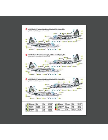 Su-25 Frogfoot DARK Digital (Pixel) (BLUE 09, 15, 17, 21, 29, 30, 3...