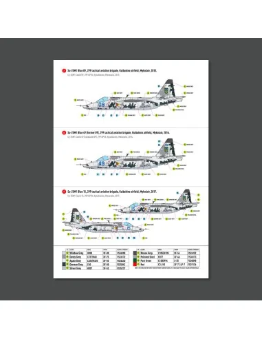 Su-25 Frogfoot DARK Digital (Pixel) (BLUE 09, 15, 17, 21, 29, 30, 3...