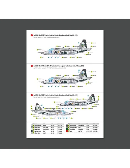 Su-25 Frogfoot DARK Digital (Pixel) (BLUE 09, 15, 17, 21, 29, 30, 3...
