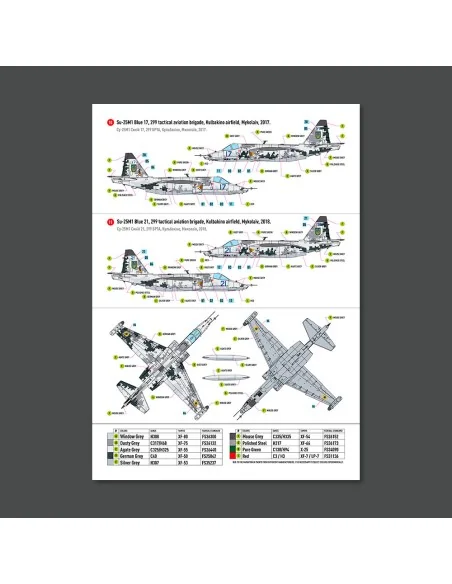 Su-25 Frogfoot DARK Digital (Pixel) (BLUE 09, 15, 17, 21, 29, 30, 3...