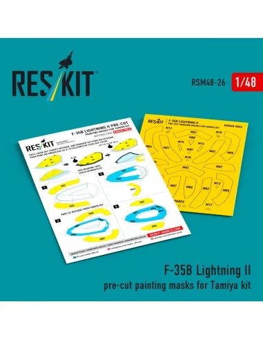 [NO_DESC] F-35B Lightning II pre-cut painting masks for Tamiya, 1/4...