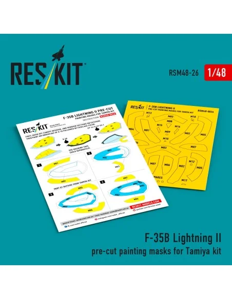 [NO_DESC] F-35B Lightning II pre-cut painting masks for Tamiya, 1/4...