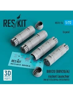 B8V20-? rocket launchers (4 pcs) (Mi-8/17/24/28, Ka-29/32/50/52) (3...