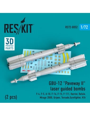 GBU-12 Paveway II laser guided bombs (2 pcs) (F-4, F-5, A-10, F-16,...