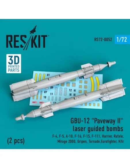 GBU-12 Paveway II laser guided bombs (2 pcs) (F-4, F-5, A-10, F-16,...