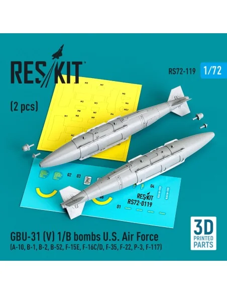GBU-31 (V) 1/B bombs U.S. Air Force (2 pcs) (A-10, B-1, B-2, B-52, ...