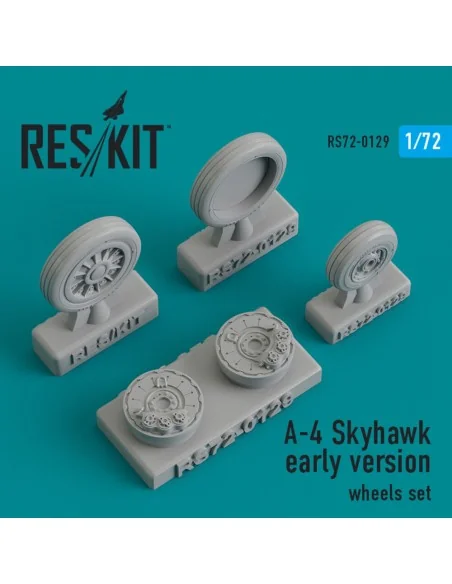 A-4 Skyhawk early version wheels set, 1/72 - ResKit Models RS72-0129