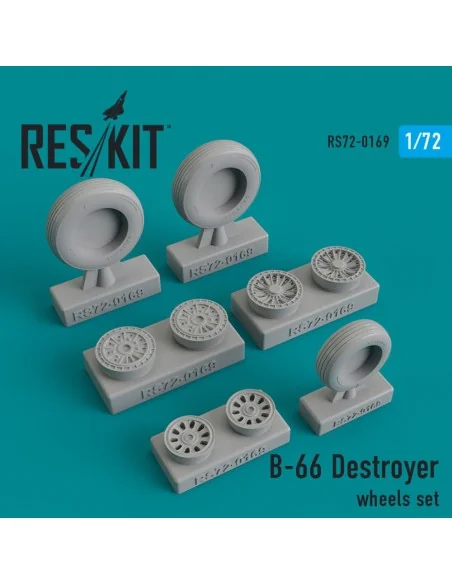 B-66 Destroyer wheels set, 1/72 - ResKit Models RS72-0169