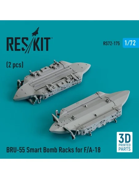 [NO_DESC] BRU-55 Smart Bomb Racks for F/A-18 (2 pcs) (3D Printed), ...
