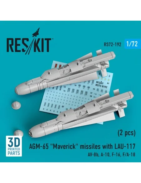AGM-65 Maverick missiles with LAU-117 (2 pcs) (AV-8B, A-10, F-16, F...