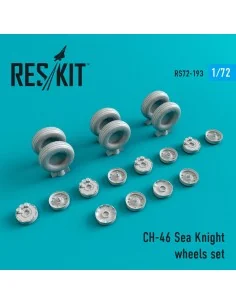 CH-46 Sea Knight wheels set, 1/72 - ResKit Models RS72-0193