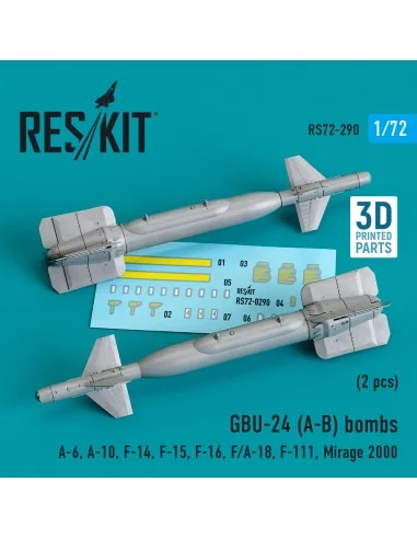 GBU-24 (A-B) bombs (2 pcs) (A-6, A-10, F-14, F-15, F-16, F/A-18, F-...