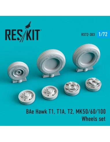BAe Hawk T1, T1A, T2, MK50/60/100 wheels set, 1/72 - ResKit Models ...