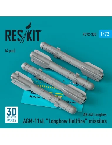 [NO_DESC] AGM-114L Longbow Hellfire missiles (4 pcs)(AH-64D Longbow...