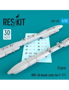 [NO_DESC] BRU-3A bomb racks for F-111 (2 pcs) (3D Printed), 1/72 - ...