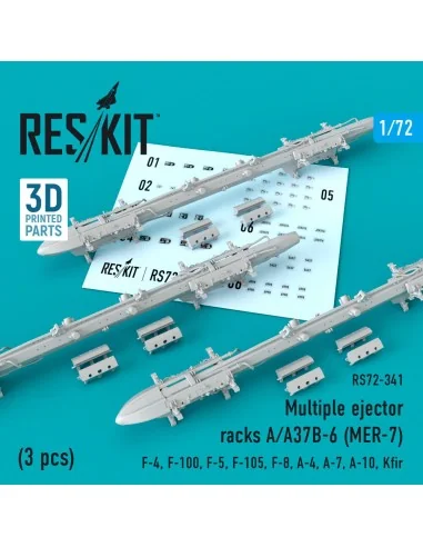 Multiple ejector racks A/A37B-6 (MER-7) (3 pcs) (F-4, F-100, F-5, F...