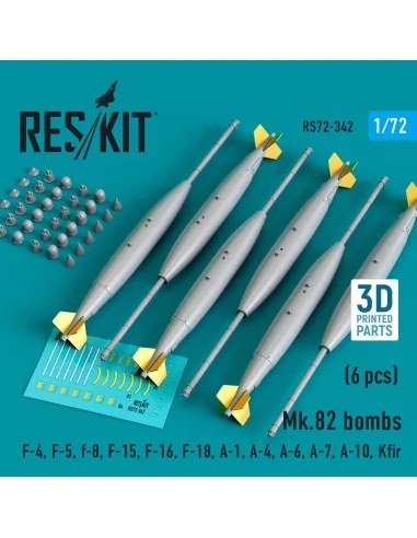 Mk.82 bombs (6 pcs) (F-4, F-5, F-8, F-15, F-16, F-18, A-1, A-4, A-6...