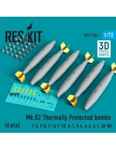 Mk.82 thermally protected bombs (6 pcs) (F-4, F-8, F-14 F-18, A-1, ...