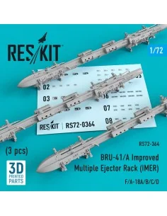 BRU-41/A Improved Multiple Ejector Rack (IMER) (3 pcs) (F/A-18A/B/C...