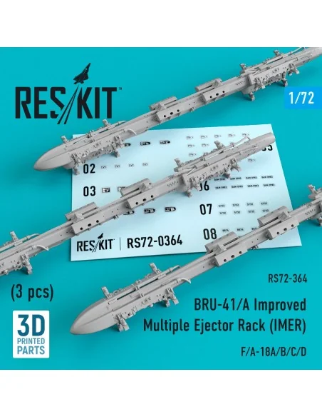 BRU-41/A Improved Multiple Ejector Rack (IMER) (3 pcs) (F/A-18A/B/C...