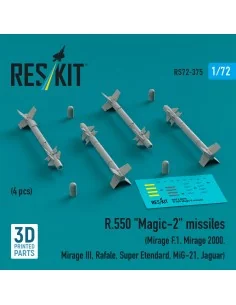 R.550 Magic-2 missiles (4 pcs) (Mirage F.1, Mirage 2000, Mirage III...