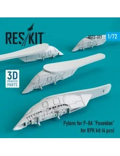 Pylons for P-8A Poseidon for BPK kit (4 pcs) (3D Printed), 1/72 - R...