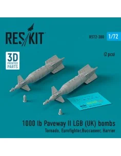 1000 lb Paveway II LGB (UK) bombs (2 pcs) (Tornado, Eurofighter, Bu...