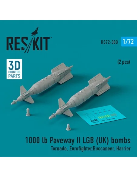 1000 lb Paveway II LGB (UK) bombs (2 pcs) (Tornado, Eurofighter, Bu...