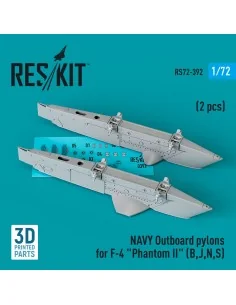 NAVY Outboard pylons for F-4 Phantom II (B, J, N, S) (2 pcs) (3D Pr...