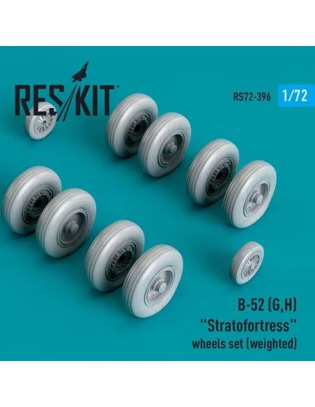 B-52 (G, H) Stratofortress wheels set (weighted) (Resin & 3D Printe...