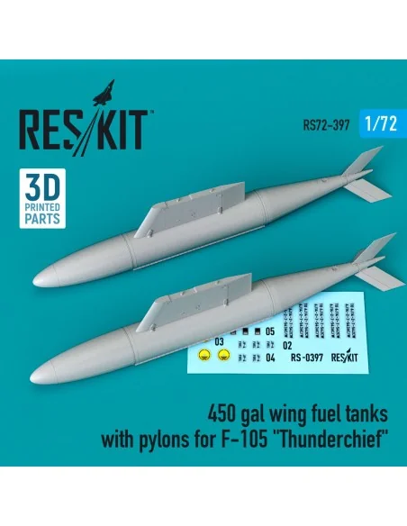 [NO_DESC] 450 gal wing fuel tanks with pylons for F-105 Thunderchie...