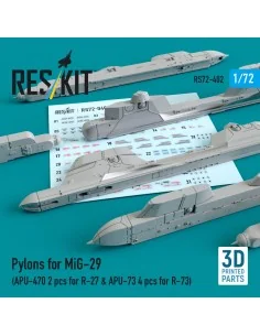 Pylons for MiG-29 (APU-470 2 pcs for R-27 & APU-73 4 pcs for R-73) ...