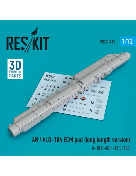 AN / ALQ-184 ECM pod (long length version) (A-10, F-4G, F-16, C-130...