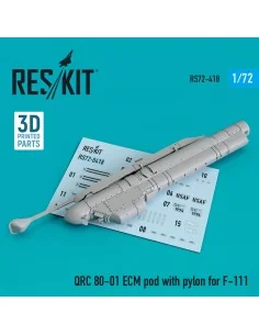 QRC 80-01 ECM pod with pylon for F-111 (3D Printed), 1/72 - ResKit ...
