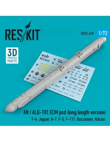 AN / ALQ-101 ECM pod (long length version) (F-4, Jaguar, A-7, F-5, ...