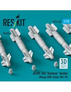 AASM-250 Hammer (6 pcs) (Mirage 2000, Rafale, MiG-29) (3D Printed),... 2
